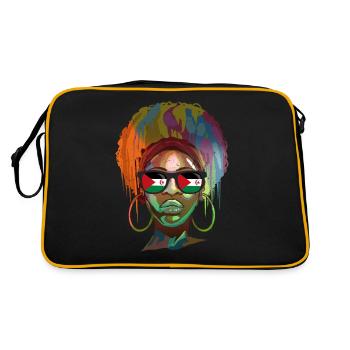 Sahara occidental - Sac Retro - noir/or - Dos