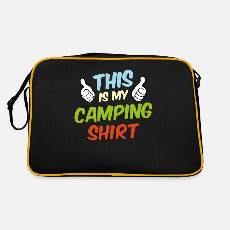 C’est ma chemise de camping, déclaration disant Sac Retro