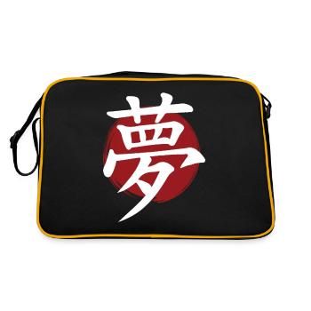 Dream Kanji - Retro Bag - black/gold - Back