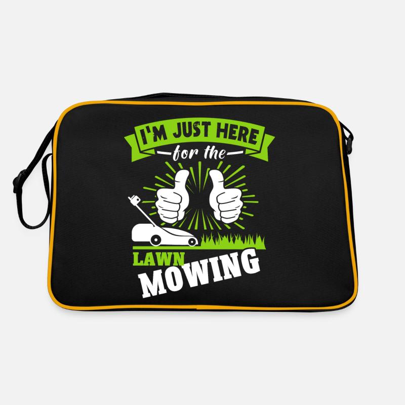 Rasenmäher Retro Tasche