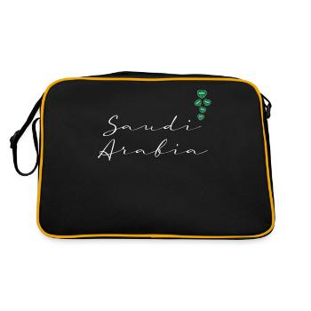 Arabie Saoudite - Sac Retro - noir/or - Dos
