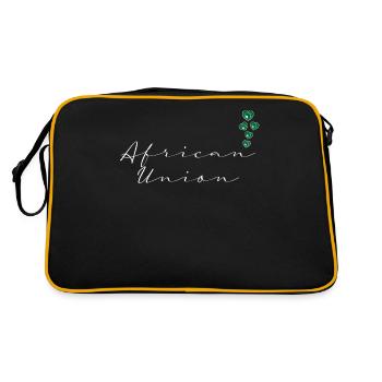 Union africaine - Sac Retro - noir/or - Dos