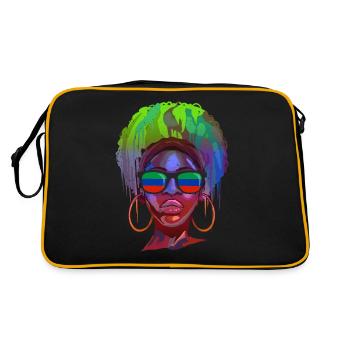 Daghestan - Sac Retro - noir/or - Dos