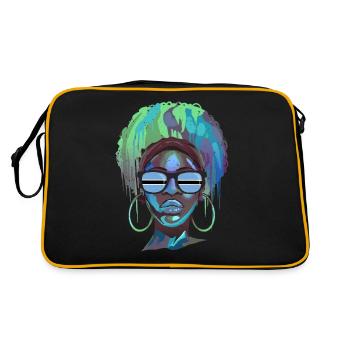 Botswana - Sac Retro - noir/or - Dos