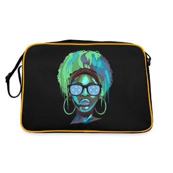 Micronesia - Retro Bag - black/gold - Back