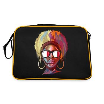 Malte - Sac Retro - noir/or - Dos