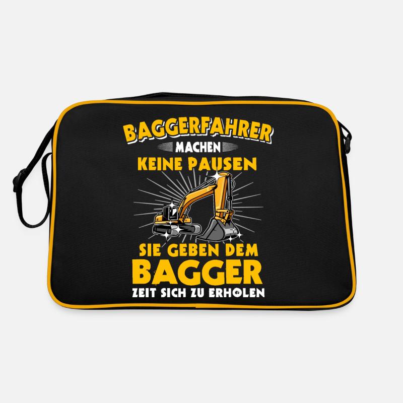 Baggerführer Retro Tasche