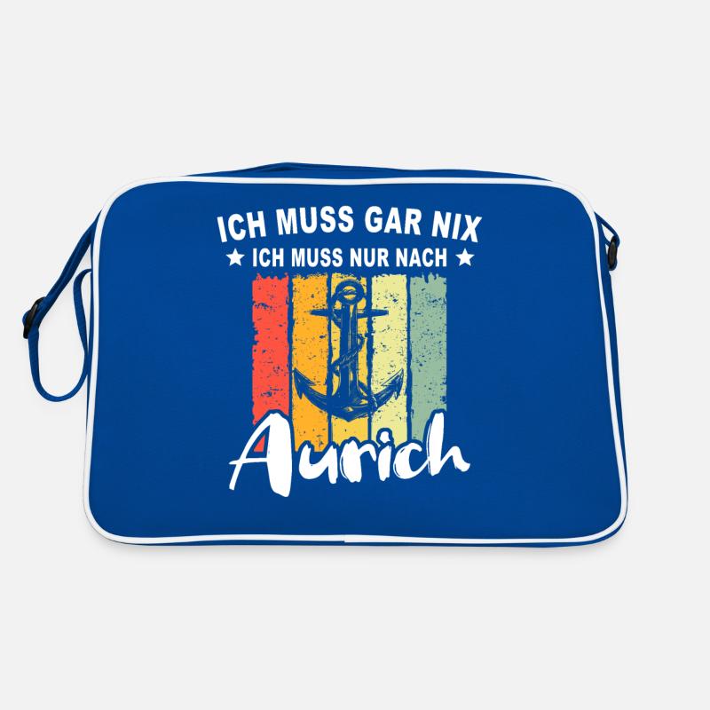 Aurich Sprüche Auricher Retro Tasche