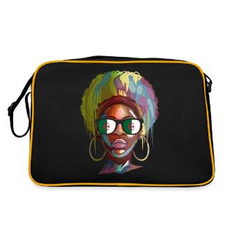 Algérie - Sac Retro - noir/or - Dos