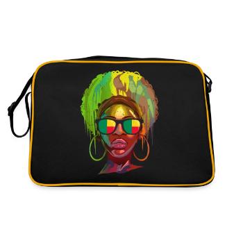 Bermudes - Sac Retro - noir/or - Dos