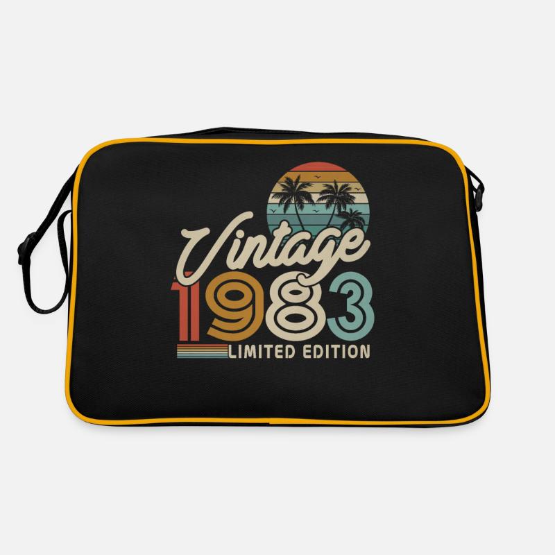 Millésime 1983 - Sac Retro - noir/or