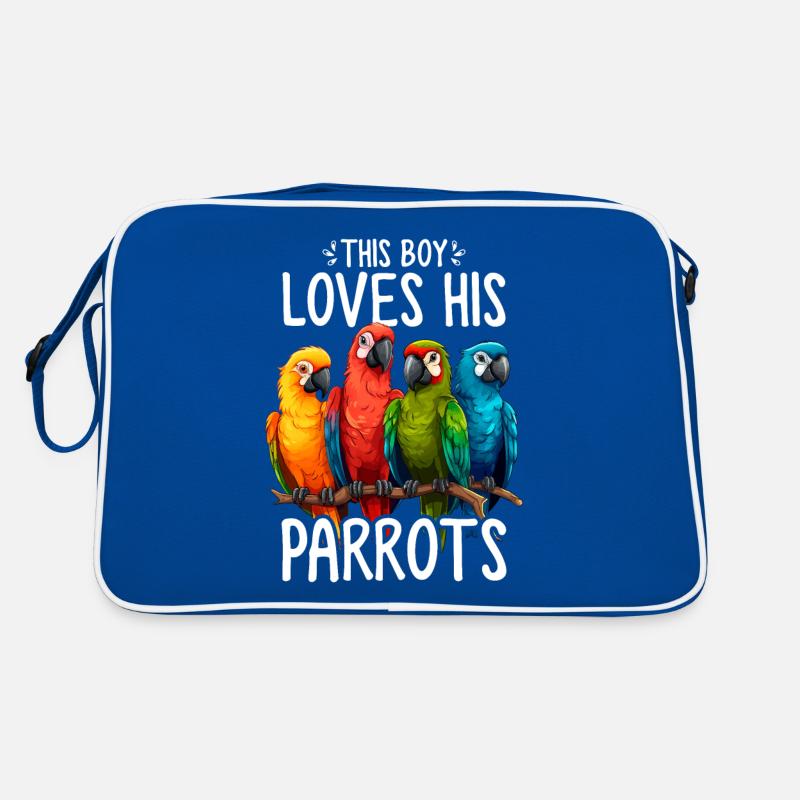Garçons Perroquet Drôle Perroquet Moine Perruche Quaker Sac Retro