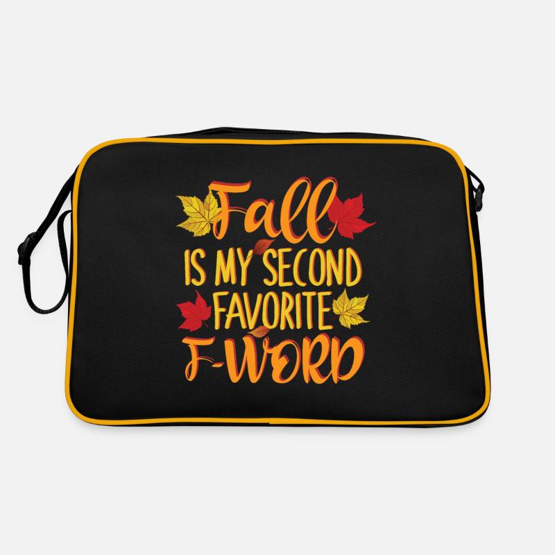Fall is My Second Favorite F word Retro Bag