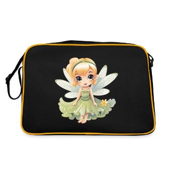 Douce fée avec magie féerique pour les enfants et les dames - Sac Retro - noir/or - Dos