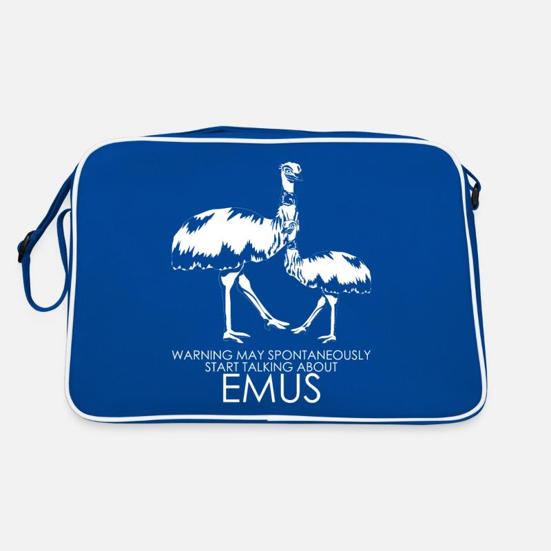 Emus Australien Urlaub Emu Retro Tasche