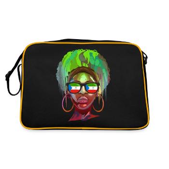 Guinée équatoriale - Sac Retro - noir/or - Dos