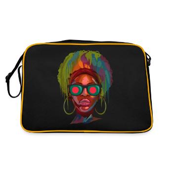 Bangladesh - Retro Bag - black/gold - Back