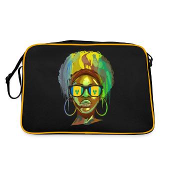Saint Vincent et les Grenadines - Sac Retro - noir/or - Dos
