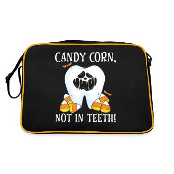 Maïs sucré, pas dans les dents! - Sac Retro - noir/or - Dos