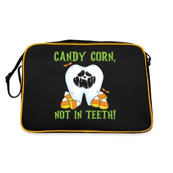 Maïs sucré, pas dans les dents! - Sac Retro - noir/or - Dos
