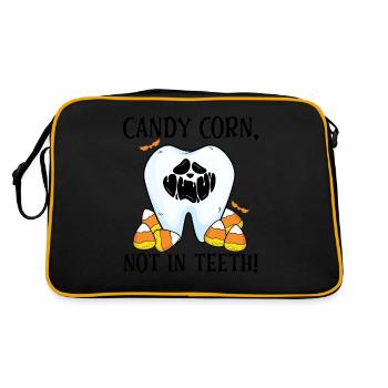 Maïs sucré, pas dans les dents! - Sac Retro - noir/or - Dos