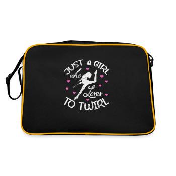 Baton Twirling - Sac Retro - noir/or - Dos