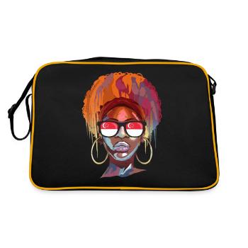 Sindh - Sac Retro - noir/or - Dos