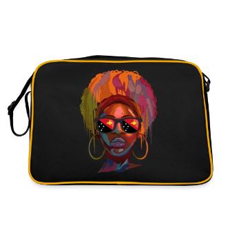 Papouasie-Nouvelle-Guinée - Sac Retro - noir/or - Dos
