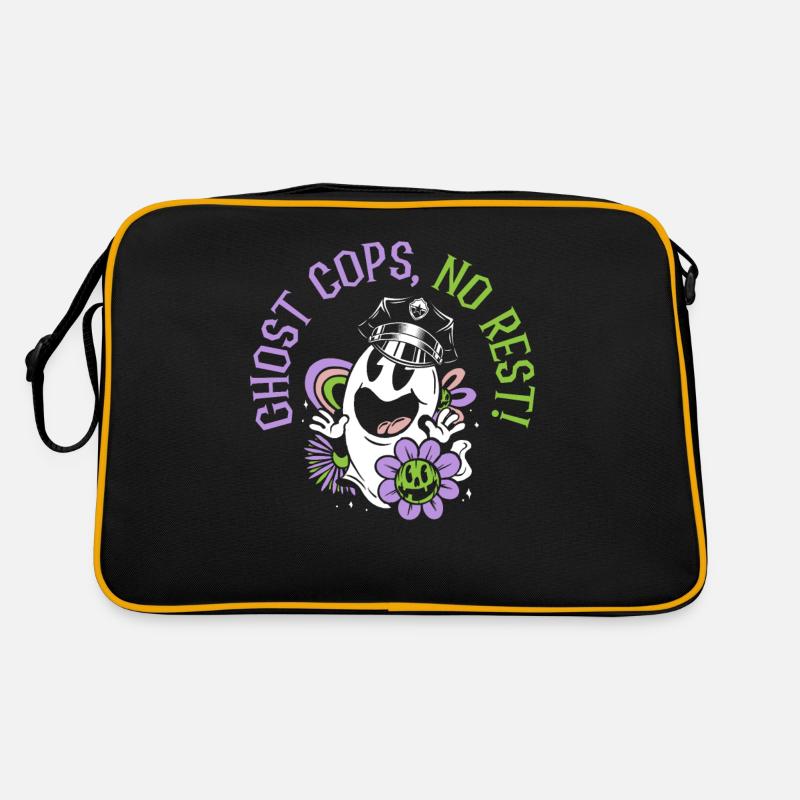 Ghost cops, no rest! Policeman Spooky Hal Retro Bag