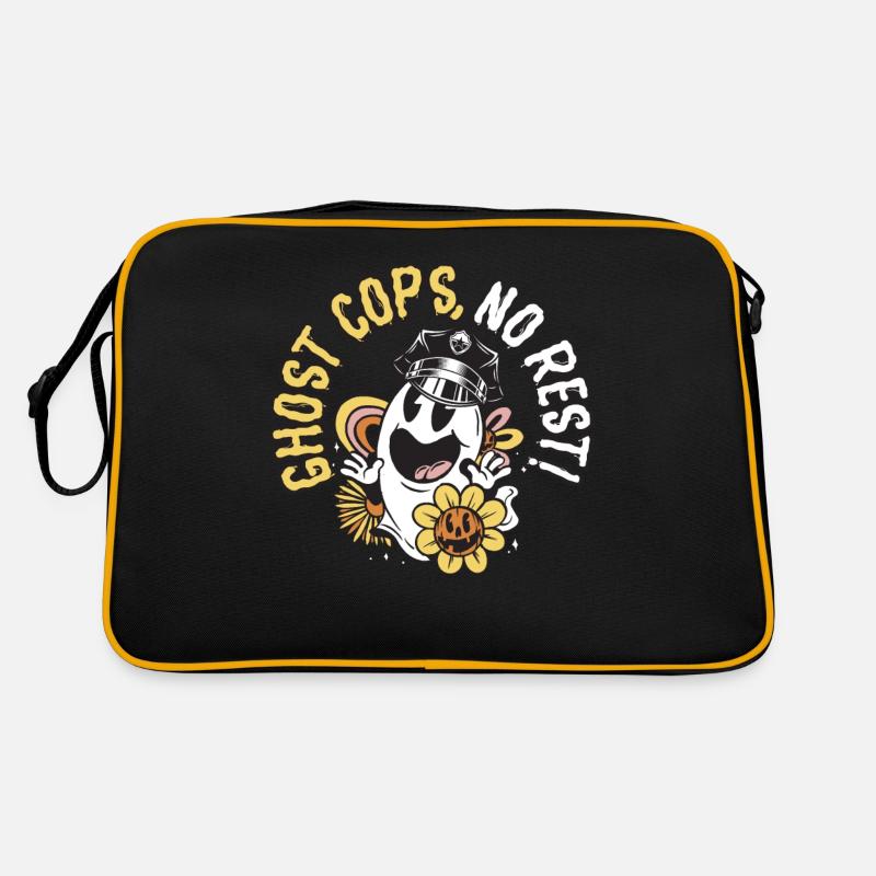 Ghost cops, no rest! Policeman Spooky Hal Retro Bag