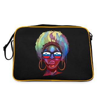 Slovénie - Sac Retro - noir/or - Dos