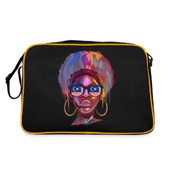 Malaysia - Retro Bag - black/gold - Back