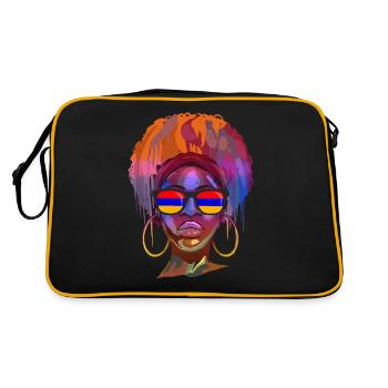 Armenia - Retro Bag - black/gold - Back