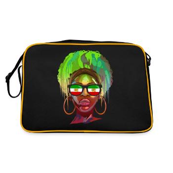 Persia - Retro Bag - black/gold - Back