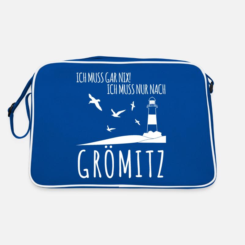 Grömitz Urlaub Retro Tasche