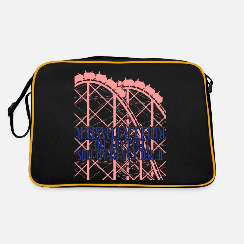 Roller coaster drôle de roller coaster rider Sac Retro