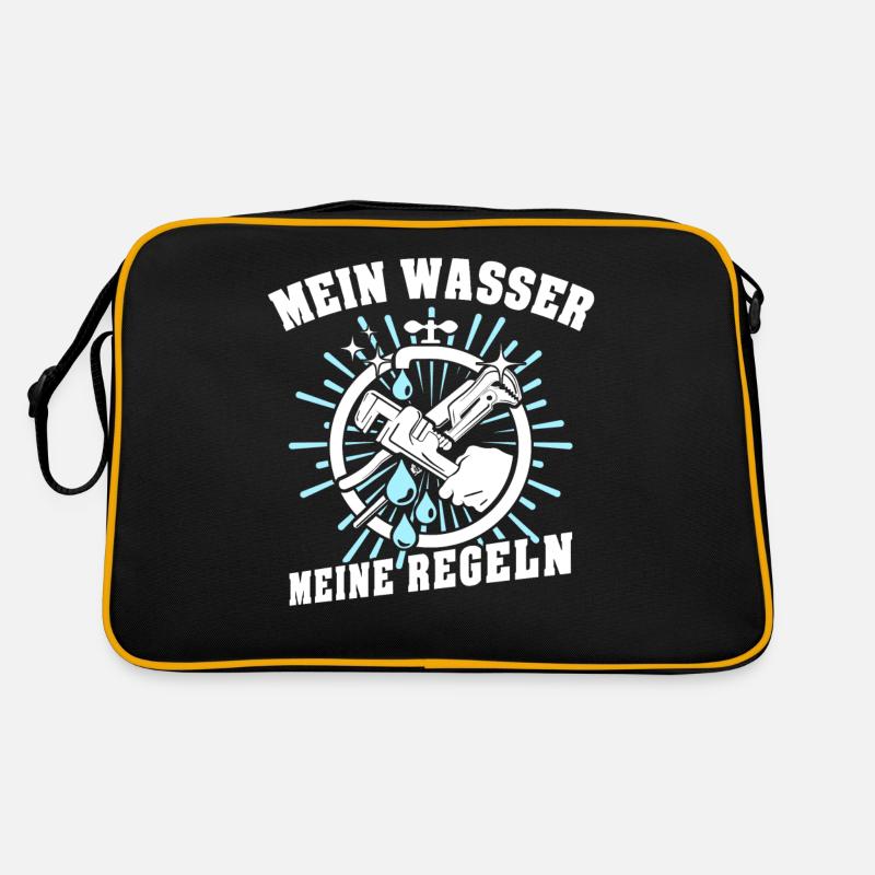 Wassermeister Regeln Retro Tasche