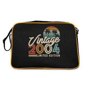 Cadeau d’anniversaire vintage 2004 - Sac Retro - noir/or - Dos