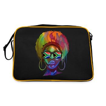 South Africa - Retro Bag - black/gold - Back