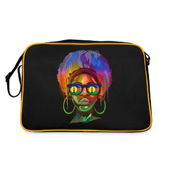 Nouvelle Calédonie - Sac Retro - noir/or - Dos