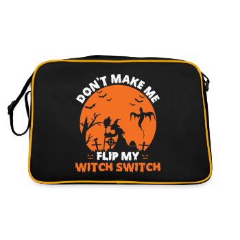Conception magique de sorcière d’Halloween: Witch Switch! - Sac Retro - noir/or - Dos