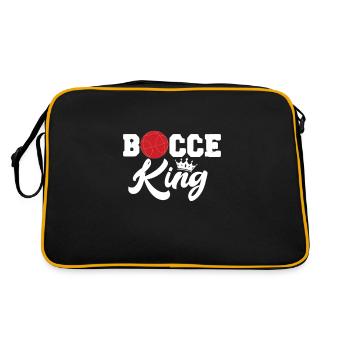Bocce Bocce Ball Bouler Boulen Cadeau - Sac Retro - noir/or - Dos