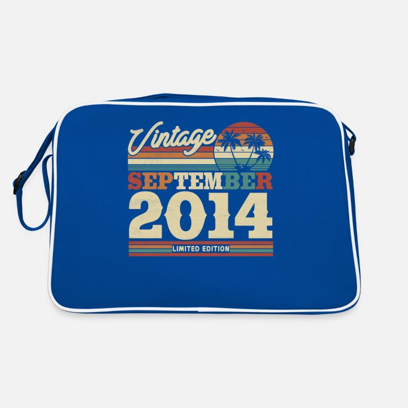 Vintage Birthday Gift September 2014 Retro Bag