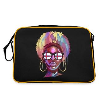 Faroe Islands - Retro Bag - black/gold - Back