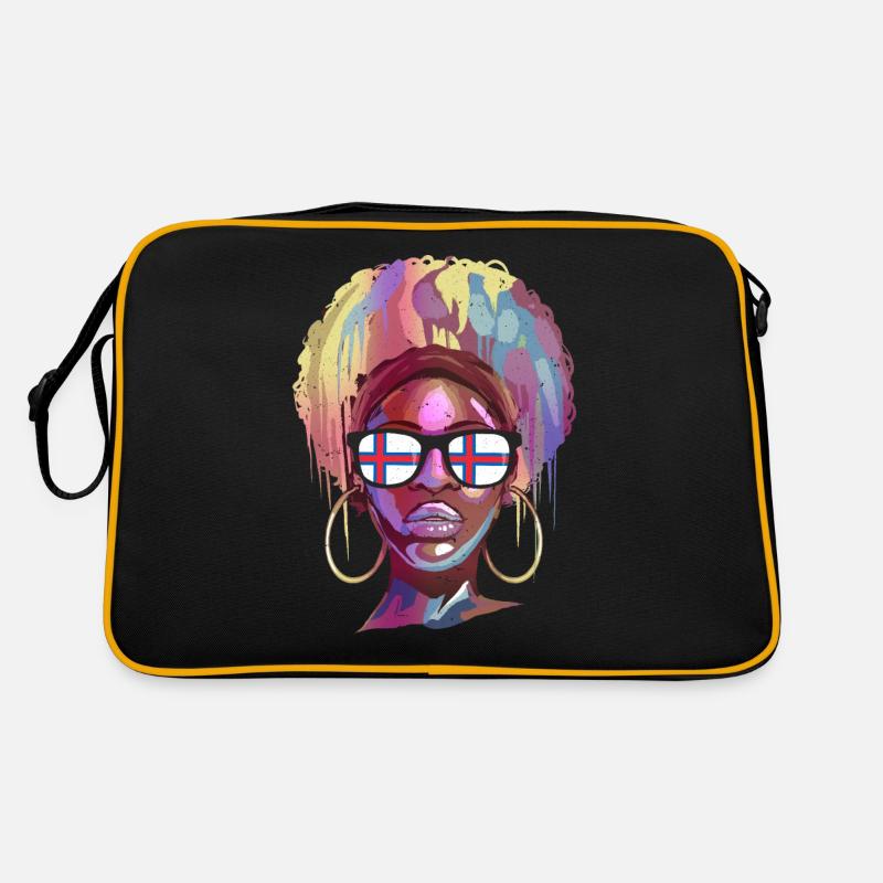 Färöer Inseln Retro Tasche