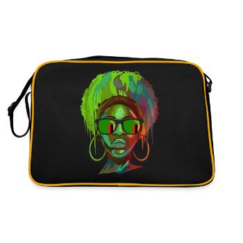 Zambie - Sac Retro - noir/or - Dos