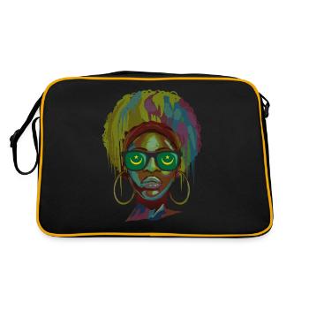 Mauritania - Retro Bag - black/gold - Back