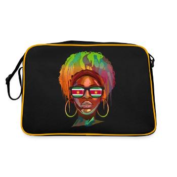 Suriname - Sac Retro - noir/or - Dos