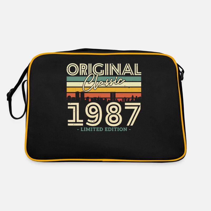 Cadeau d’anniversaire vintage 1987 Sac Retro