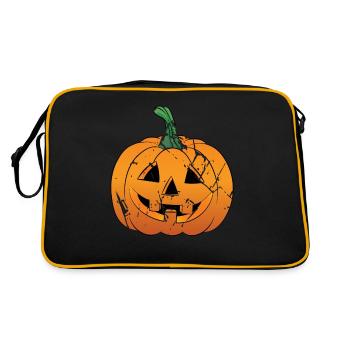 Citrouille Jack-O-Lantern - Sac Retro - noir/or - Dos